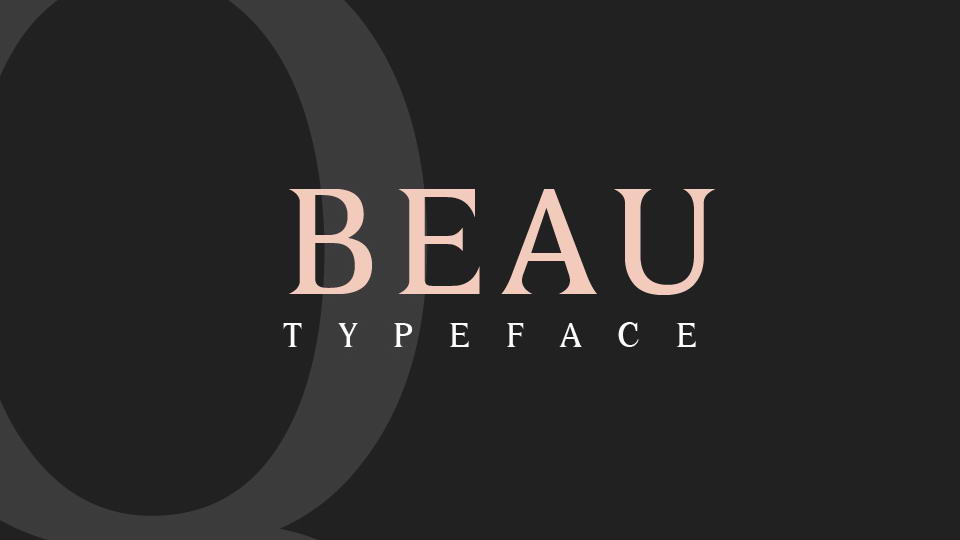 

Beau Font: An Elegant and Timeless Serif Design for Any Project