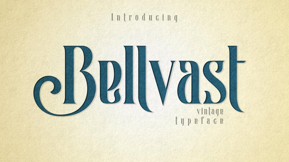 

Bellvast: A Timeless Font with Elegant Decorative Elements