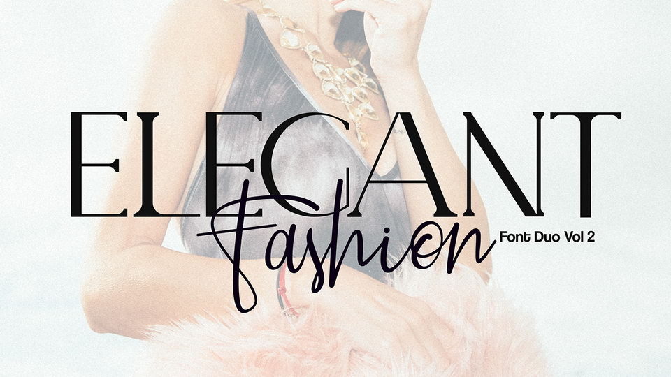 

Elegant Fashion Font Duo: The Perfect Choice for a Sophisticated Design