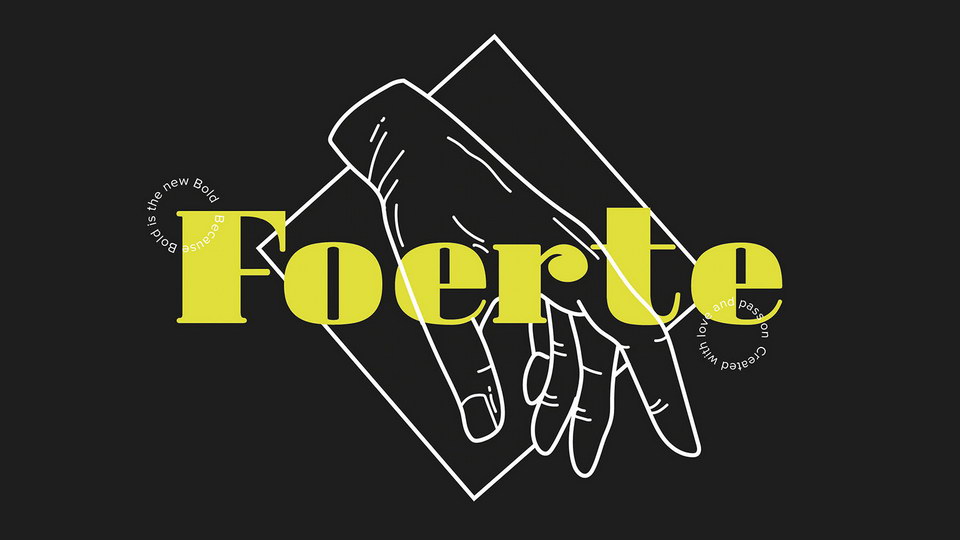 

Foerte: A Bold, Powerful and Elegant Serif Font Perfect for Any Project