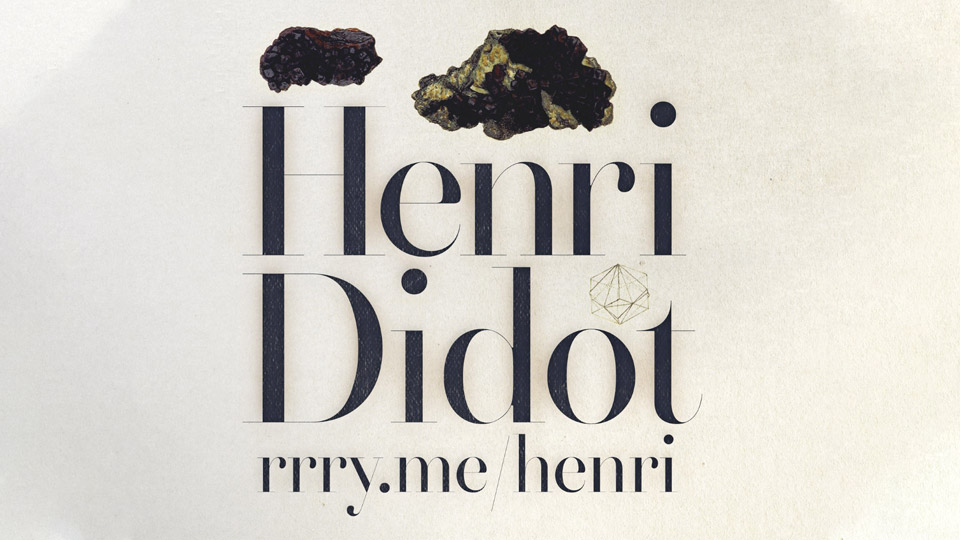 

Henri Didot: An Exceptional Typeface with a Modern Twist