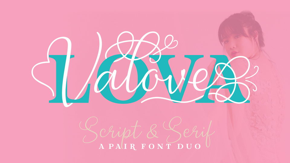 
Lova Valove: An Elegant Font Duo with a Striking Serif and Script