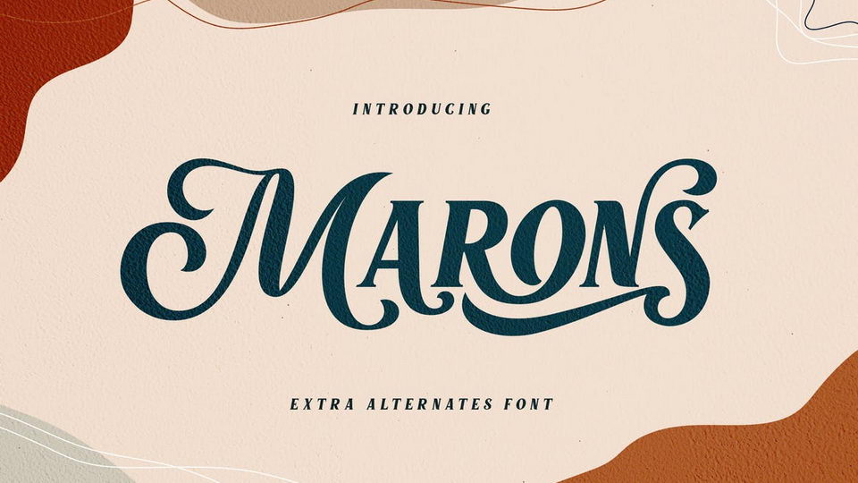 

Marons: An Incredibly Versatile Font for Any Design Project