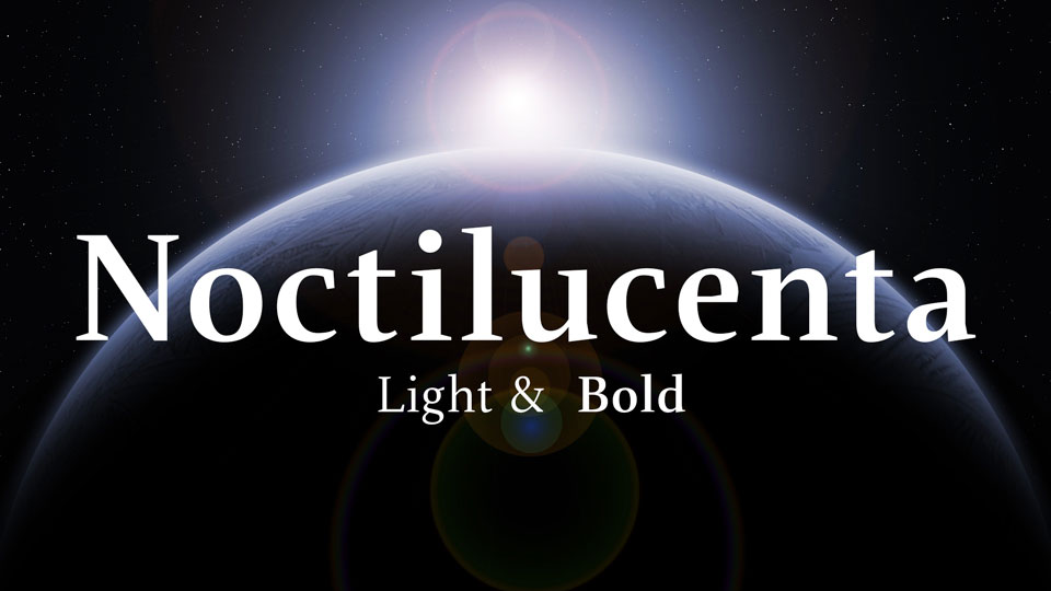

Noctilucenta: A Stunning Classic Serif Font Family