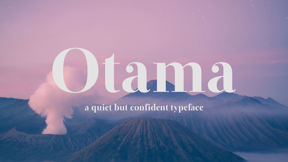 

Otama: A Refined and Powerful Typeface for Luxury and Fashion Design Projects