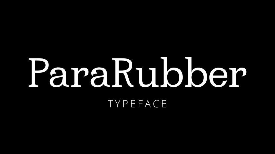 

ParaRuber: A Timeless, Elegant Font Perfect for Any Project