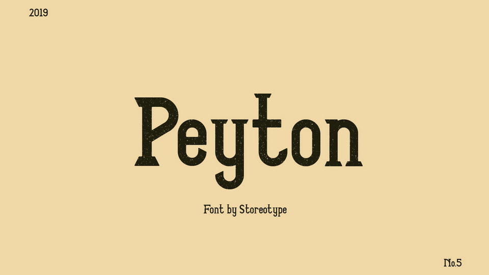 

Peyton Font: A Perfect Blend of Modern and Vintage Style