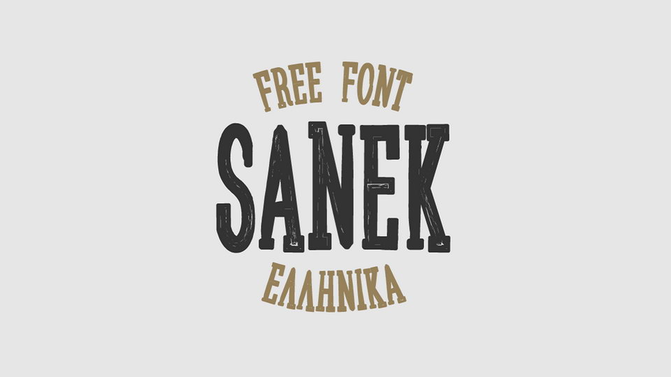 

Sanek: A Remarkable Hand-Crafted Serif Font with Timeless Appeal