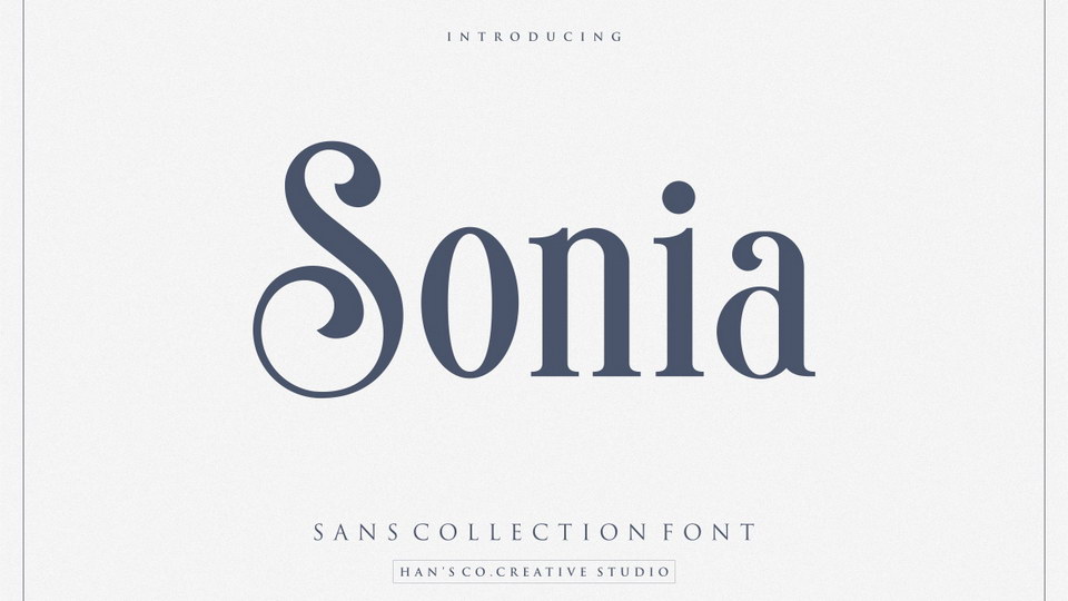 

The Sonia Font: Classic Meets Modern for Logo Design, Packaging, and Invitations