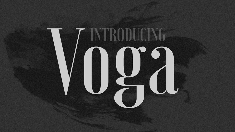 
Voga - A Free Condensed Modern Didone Typeface