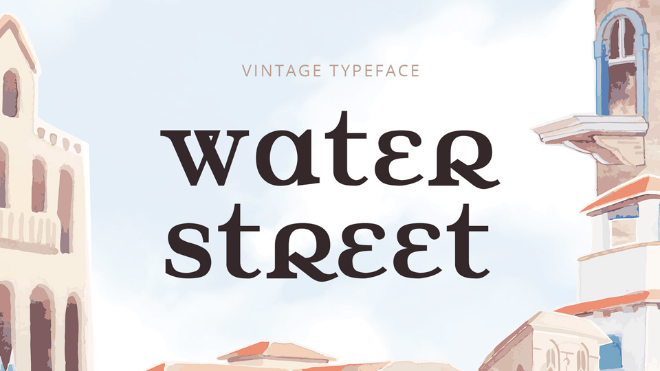

Water Street: A Timeless Classic Serif Typeface