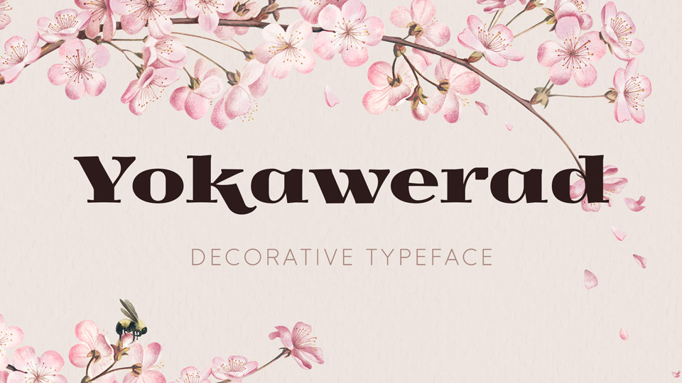 

Yokawerad: An Elegant and Eye-Catching Serif Typeface