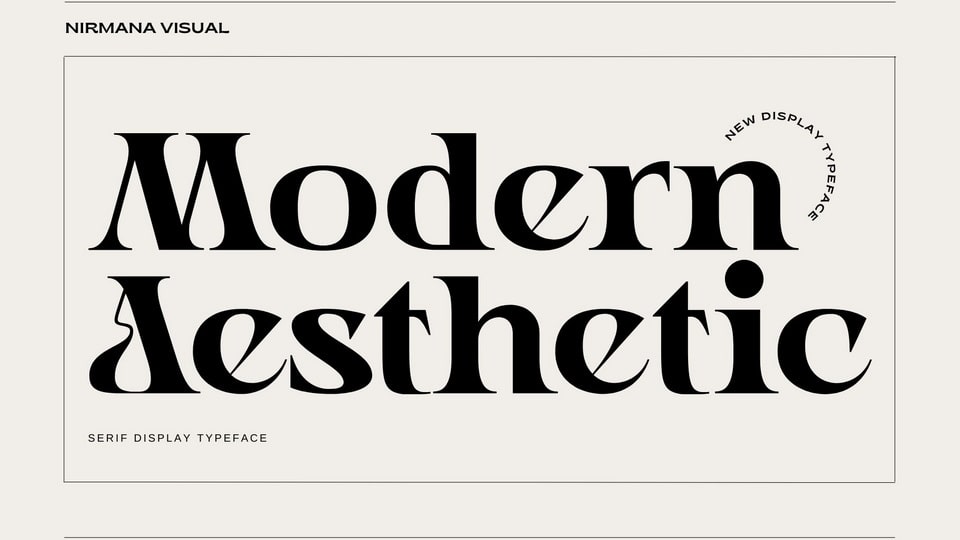 

Modern Aesthetic: A Timeless Serif Typeface with a Renaissance Aesthetic