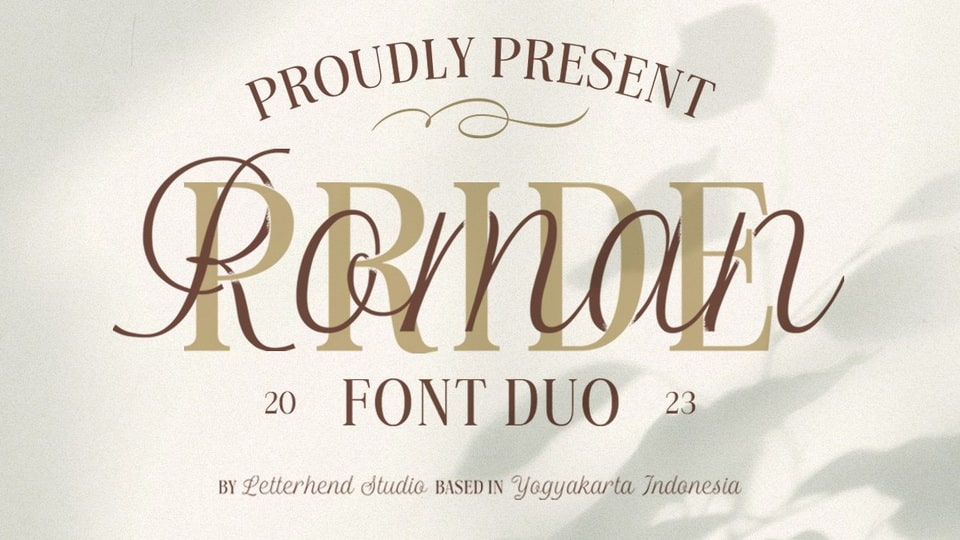 

Roman Pride: A Unique Font Duo That Radiates Sophistication and Beauty