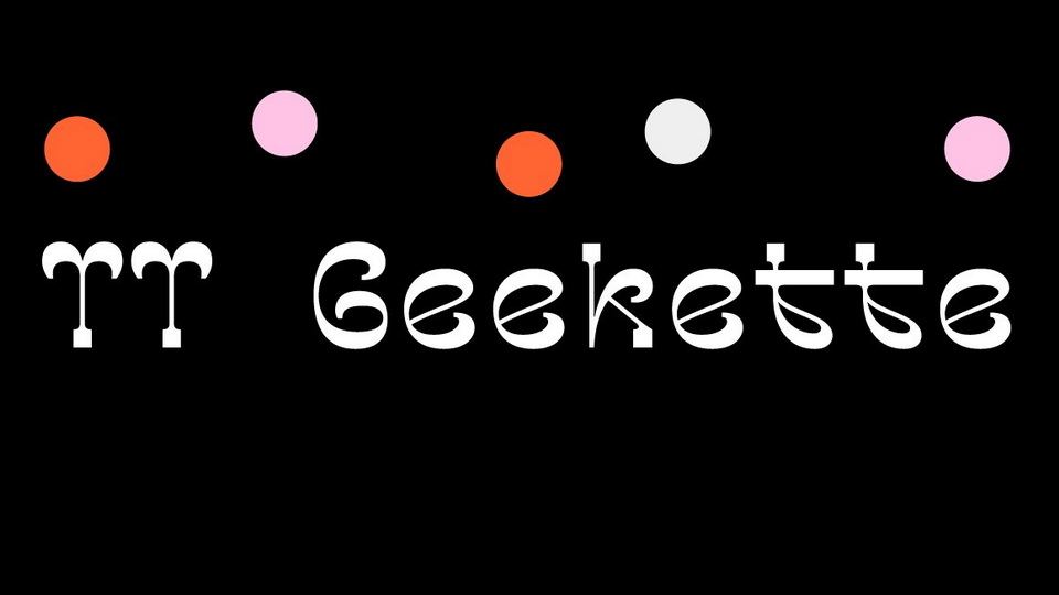 

TT Geekette: An Experimental Variable Serif Font