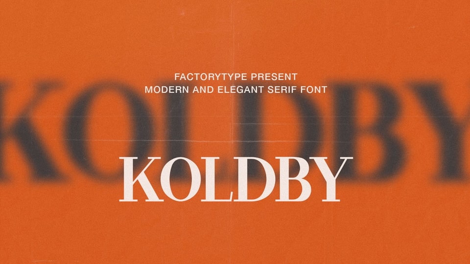 Koldby Serif: Vintage Charm for Modern Designs