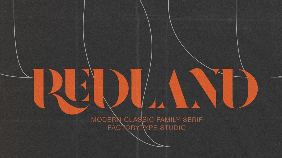 Redland: Classic Serif Font Ideal for Building a Strong Brand and Memorable Logos