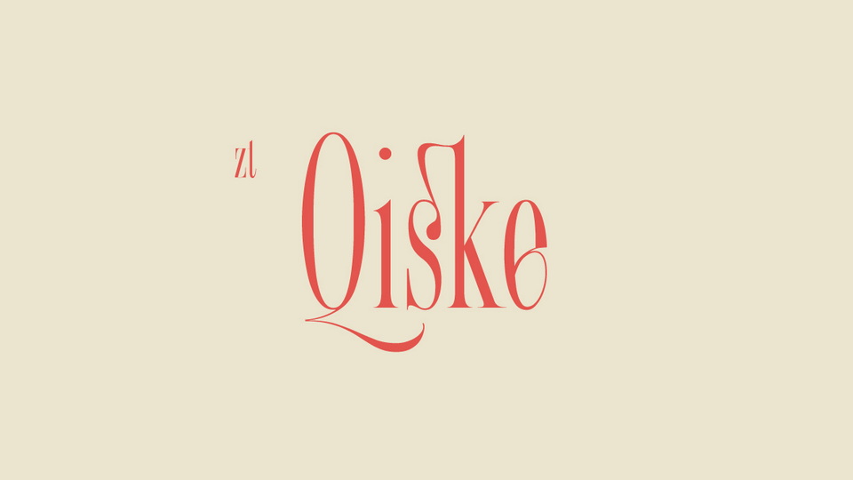 Qiske: A Modern Serif Display Font with Unique Binders and Special Alternate Glyphs