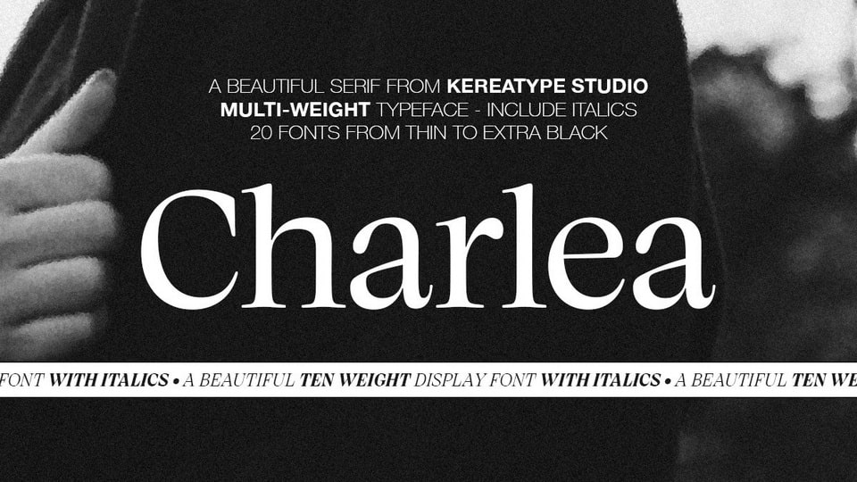 Charlea: A Stunning Serif Typeface for Modern Design Needs