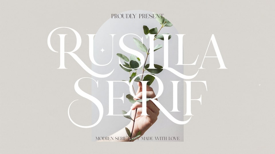  Rusilla Serif: A Sleek and Refined Typeface for Formal Applications