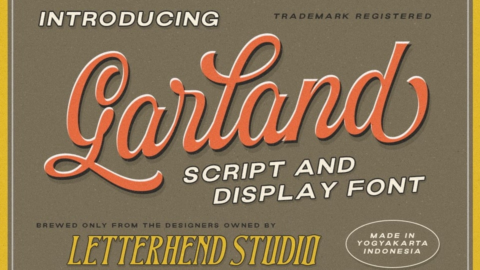 Garland: A Unique Typeface Blending Tradition and Sophistication
