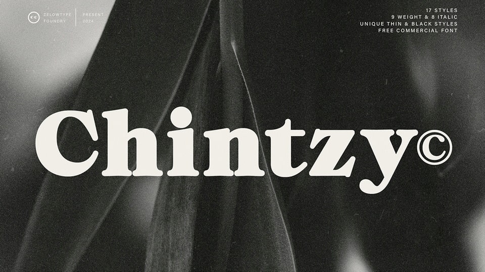 ZT Chintzy: A Nostalgic Serif Font with Vintage Charm