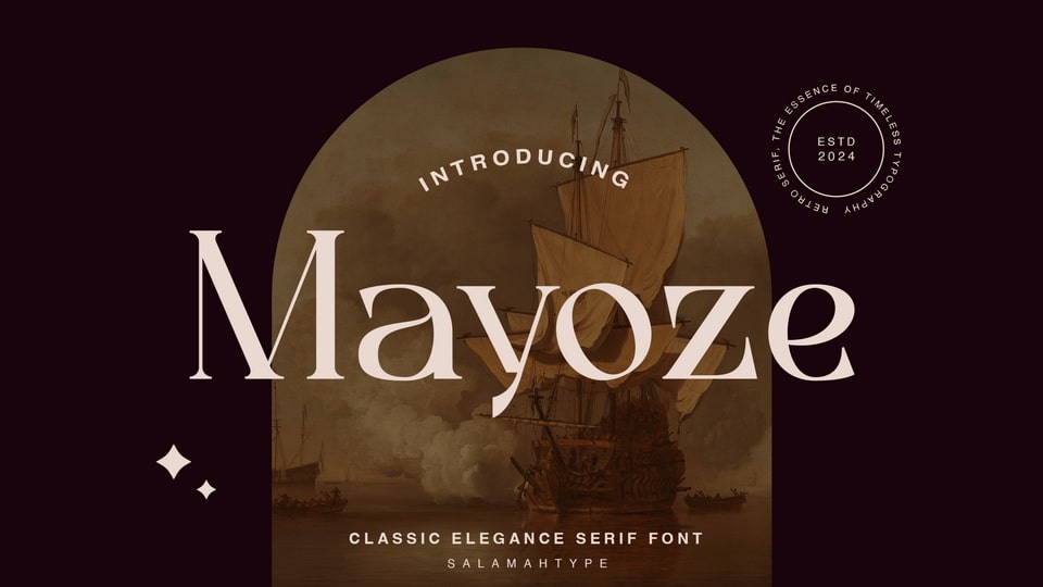 Mayoze: An Elegant Serif Font