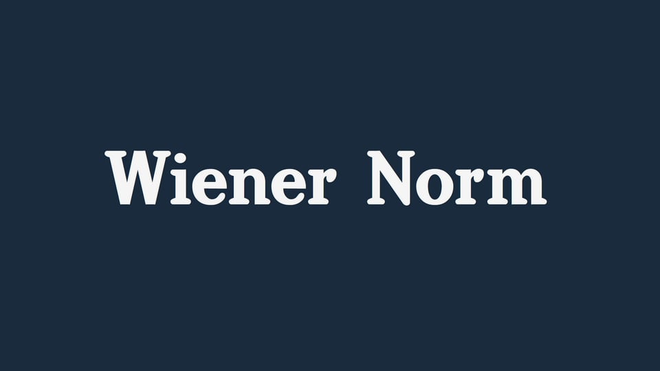 Wiener Norm: A Digital Revival of Vienna's Street Signs