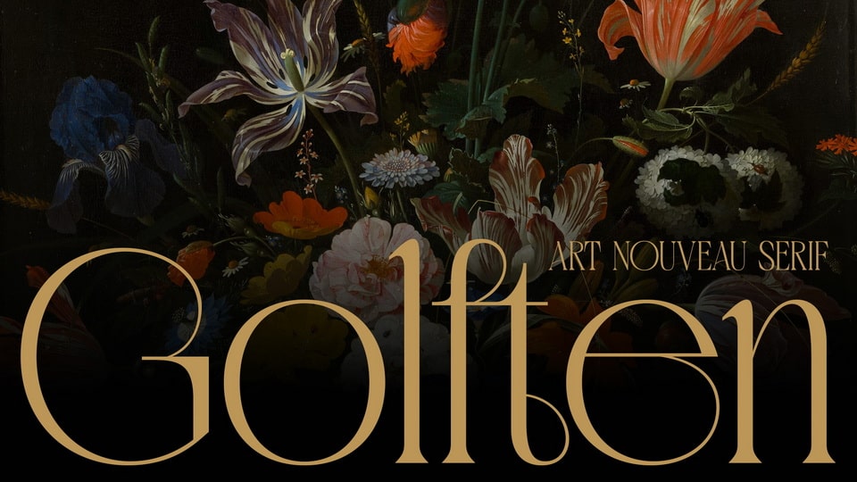 Golften Font: Embracing Art Nouveau Elegance in Typography