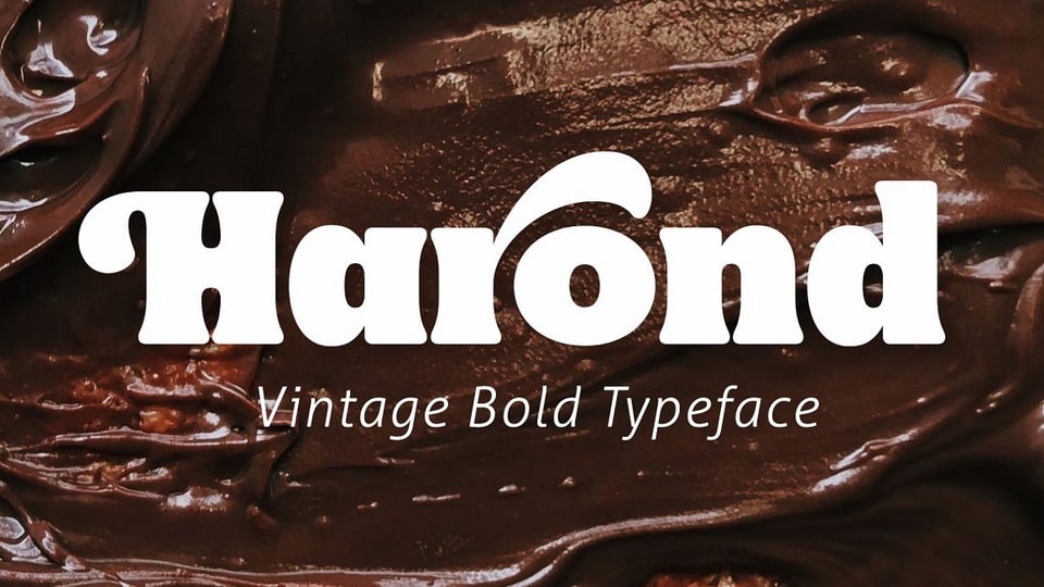 Harond: A Bold Serif Font with a Retro Touch