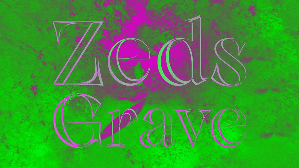 Jess's Dead: A Captivating Serif Typeface Inspired by Zeds Dead