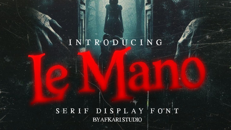Le Mano: A Captivating Serif Display Font Blending Classic Elegance with Modern Sophistication