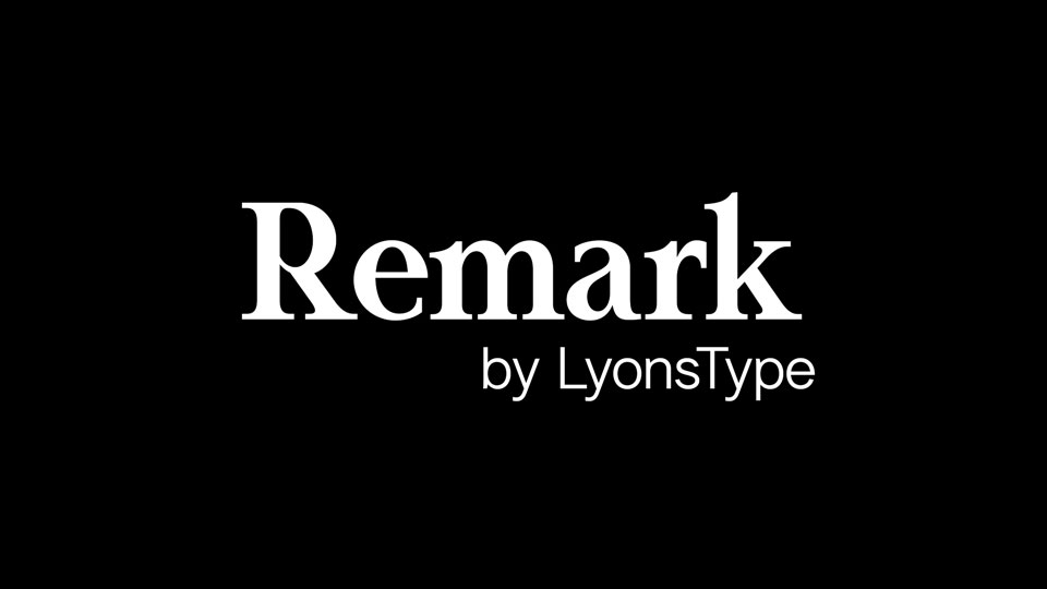 LT Remark: A Storytelling Serif Font with Slavic Language Support