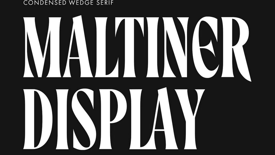 Maltiner Display: A Versatile and Elegant Condensed Serif Font