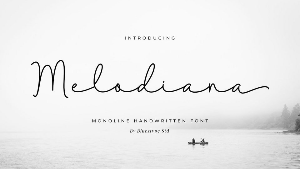Melodiana: An Elegant Handwritten Font