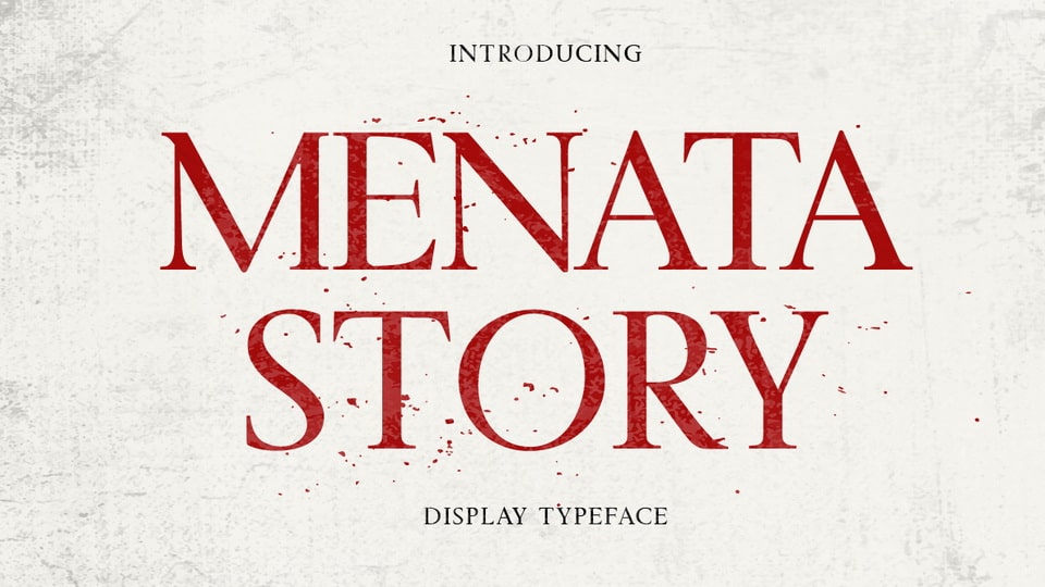 Menata Story Serif Classic Font