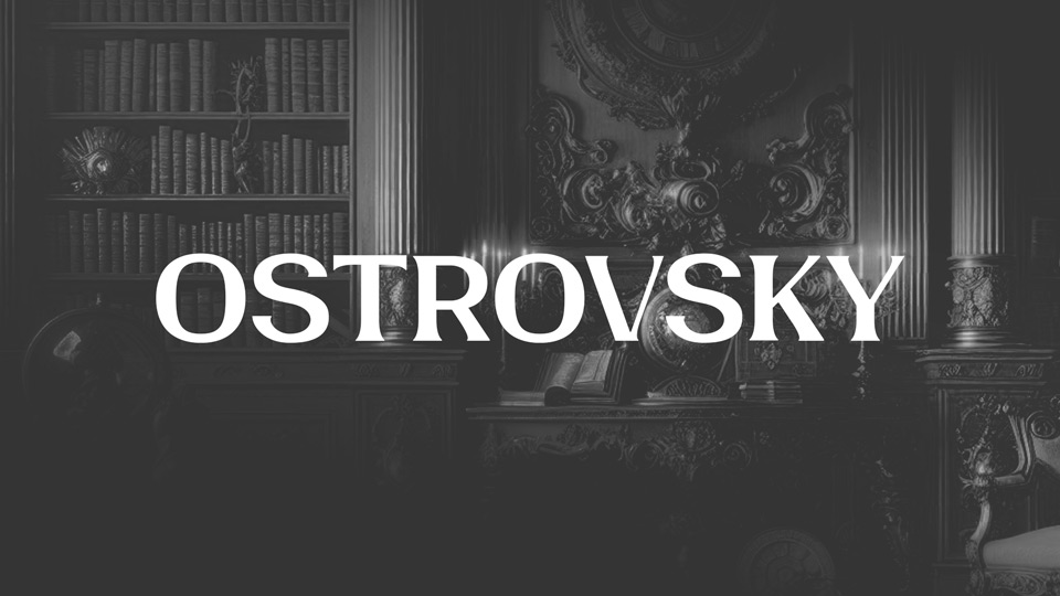 Ostrovsky: A Vintage Serif Font for Retro Nostalgia