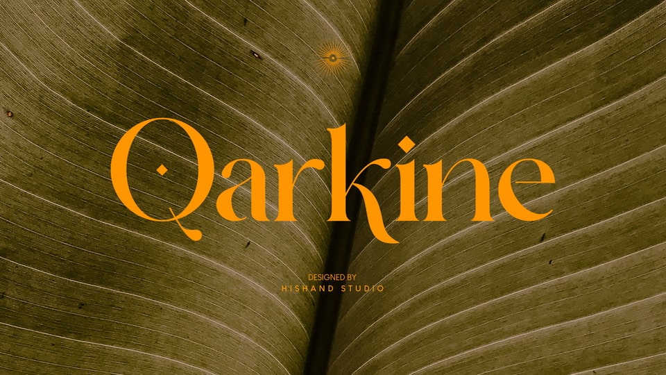 Discover the Elegance of Qarkine Font