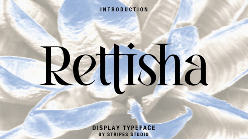Rettisha Display Font: Elevate Your Typography with Stylish Serifs and Ligatures