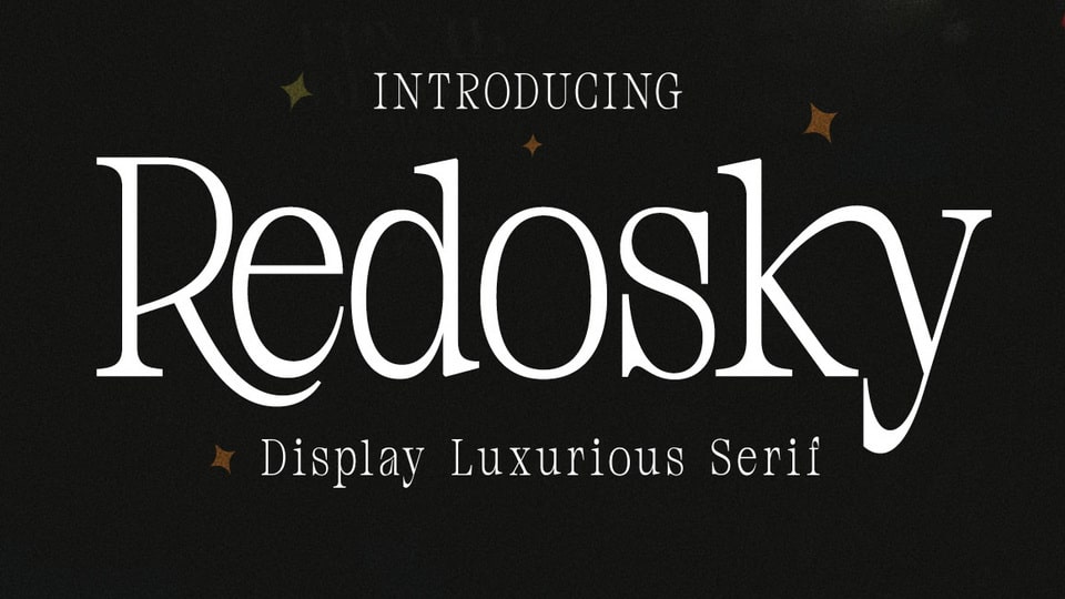 Redosky: A Versatile Serif Font for Modern Design