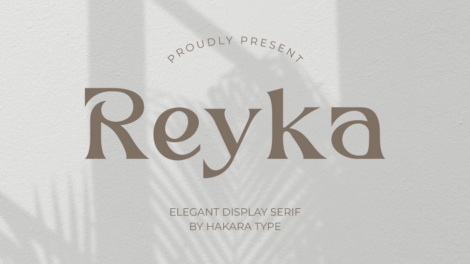 Reyka: A Modern and Versatile Display Typeface