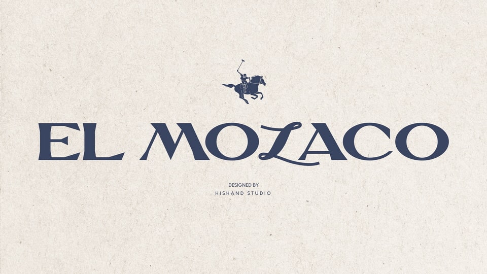 EL MOLACO: A Serif Display Font For Luxury Brands