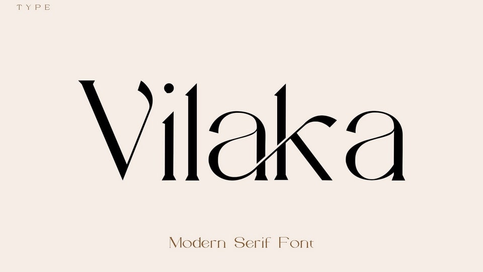 Vilaka Font: A Contemporary Typeface for Elegant Design