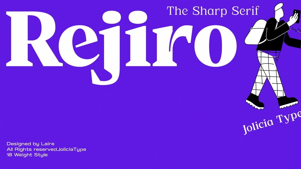 JT Rejiro: A Bold and Striking Serif Font