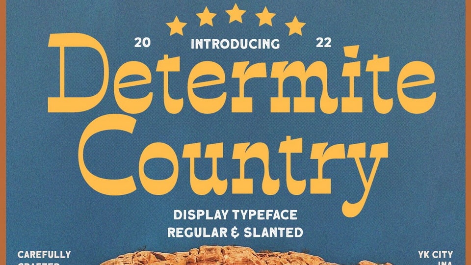 

Determite: A Western-Inspired Display Font