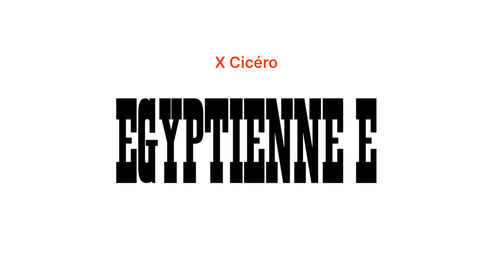 Egyptienne E: Western-Inspired Condensed Slab Serif Font for Vintage Designs