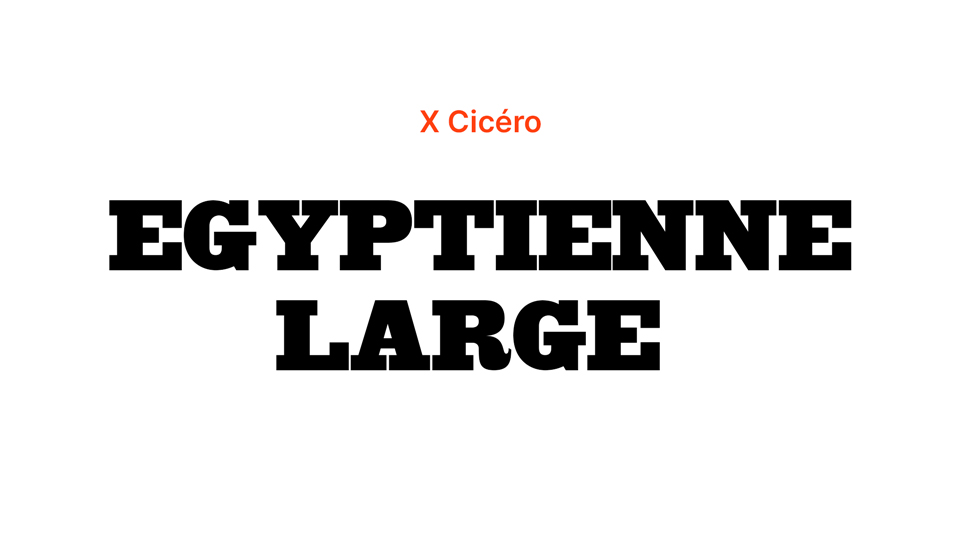 Meet Egyptienne Large: A Versatile and Robust Slab Serif Font Inspired by Wood Type Capitals and Numbers