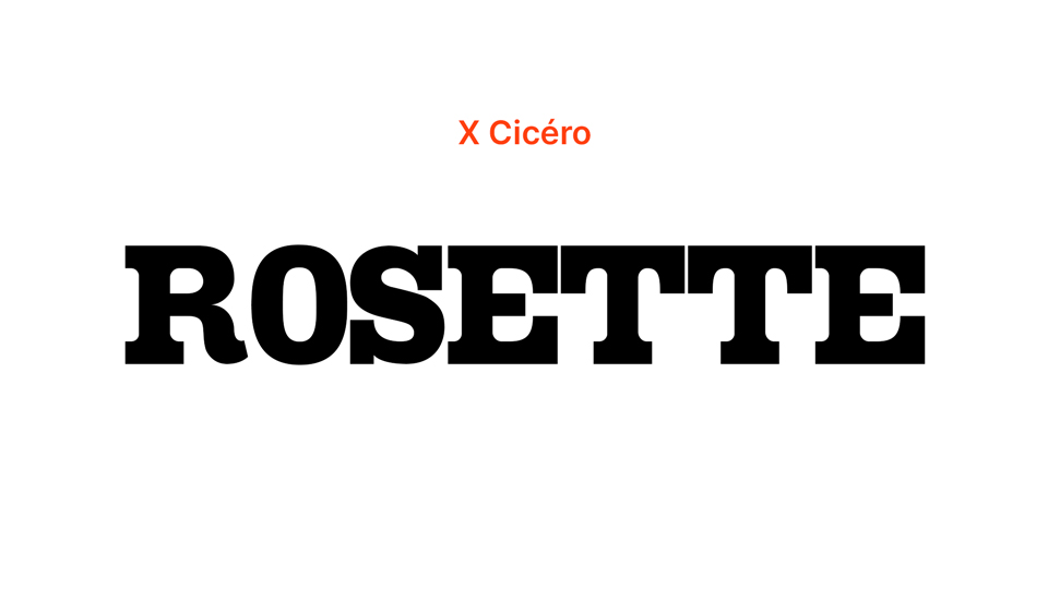 Rosette Typeface: Bold and Timeless Design for Titles and Headlines