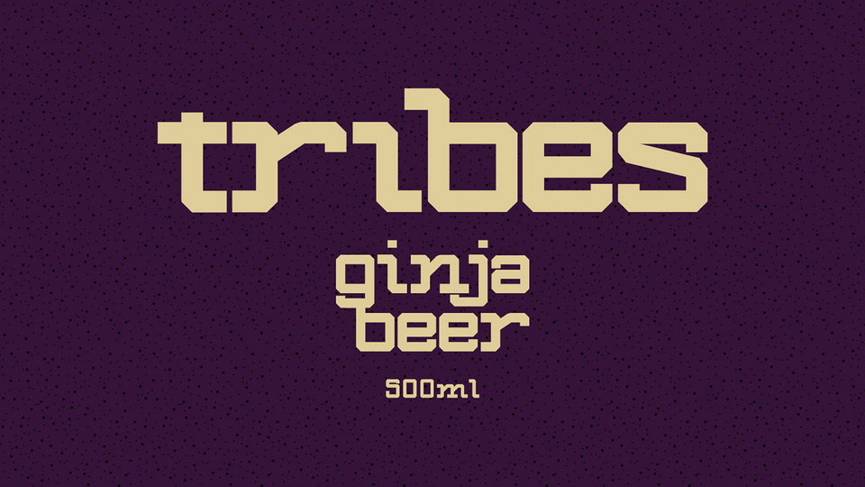 

Tribes: A Bold Slab Serif Typeface Combining Ancient Tribal Masks and Modern Design