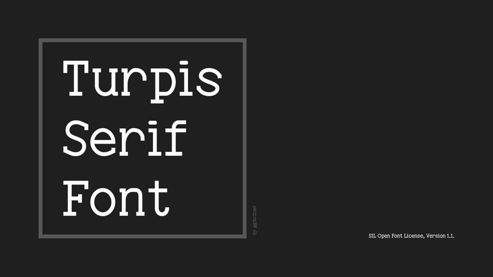 

Turpis - A Slab Serif Typeface for Versatility and Differentiation